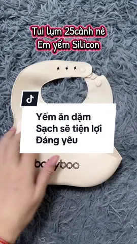 BabyBoo yếm dành cho bé trong độ tuổi tập ăn #mẹbimsua #affiliatemarketing #xuhuong #xuhuongtiktok #viraltiktok 