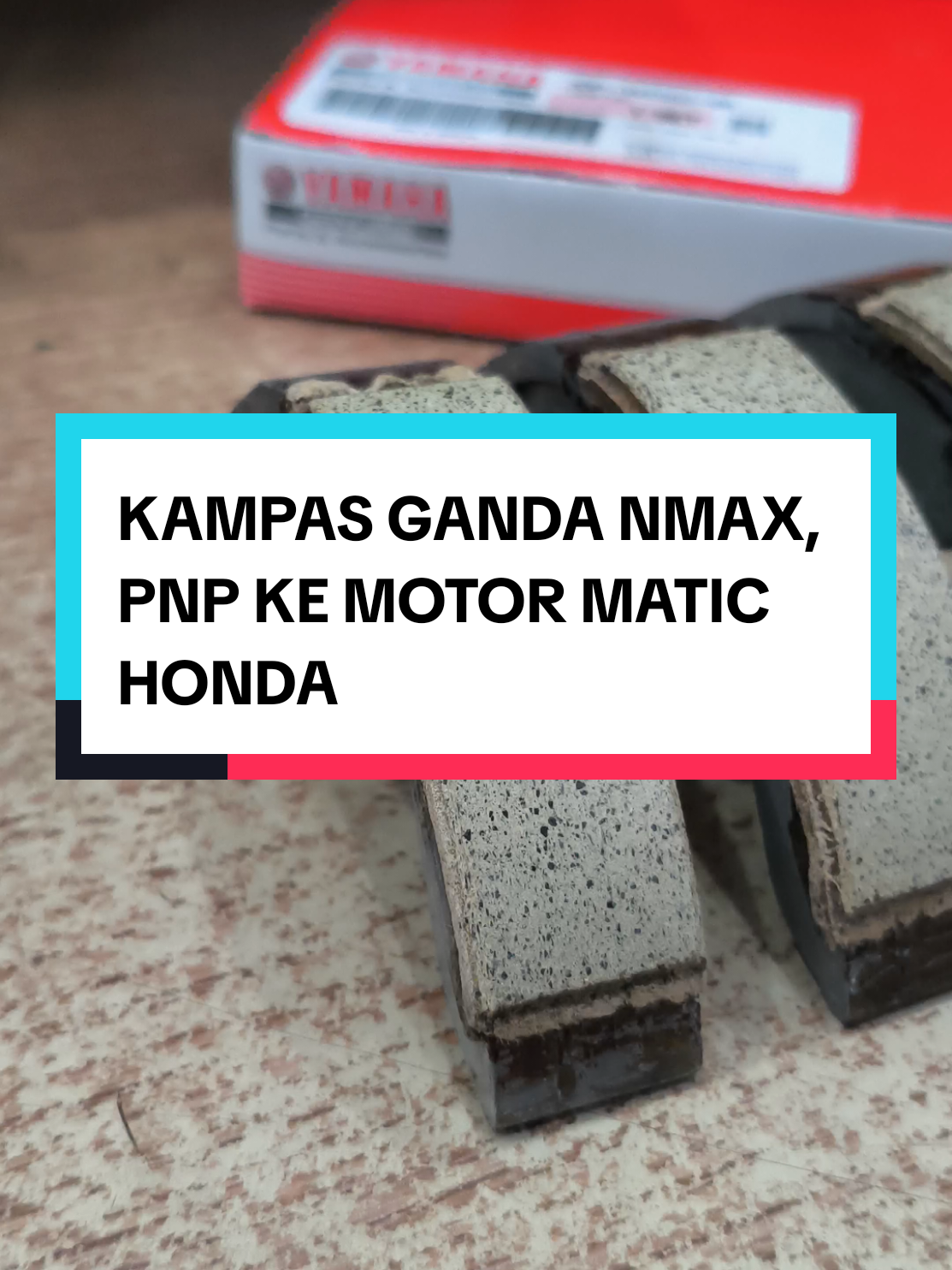 kampas ganda yamaha nmax, PNP ke motor matic honda👍 #fyp #spareparts #motorcycle #pnp #foryou 