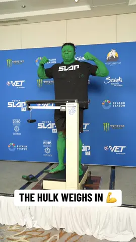 They don’t call him the Hulk for no reason 💪  Tune into $VET #PowerSlap17 TOMORROW NIGHT LIVE on YouTube [ 1p ET/10a PT | @موسم الرياض  | #riyadhseason ] #marvel #hulk #fyp 