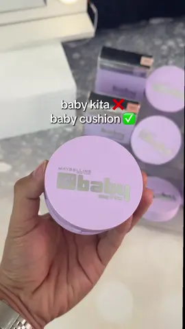 Takde baby lah hm… #fyp #foryoupage #maybellinecushion #kusyenpurple #babycushion 