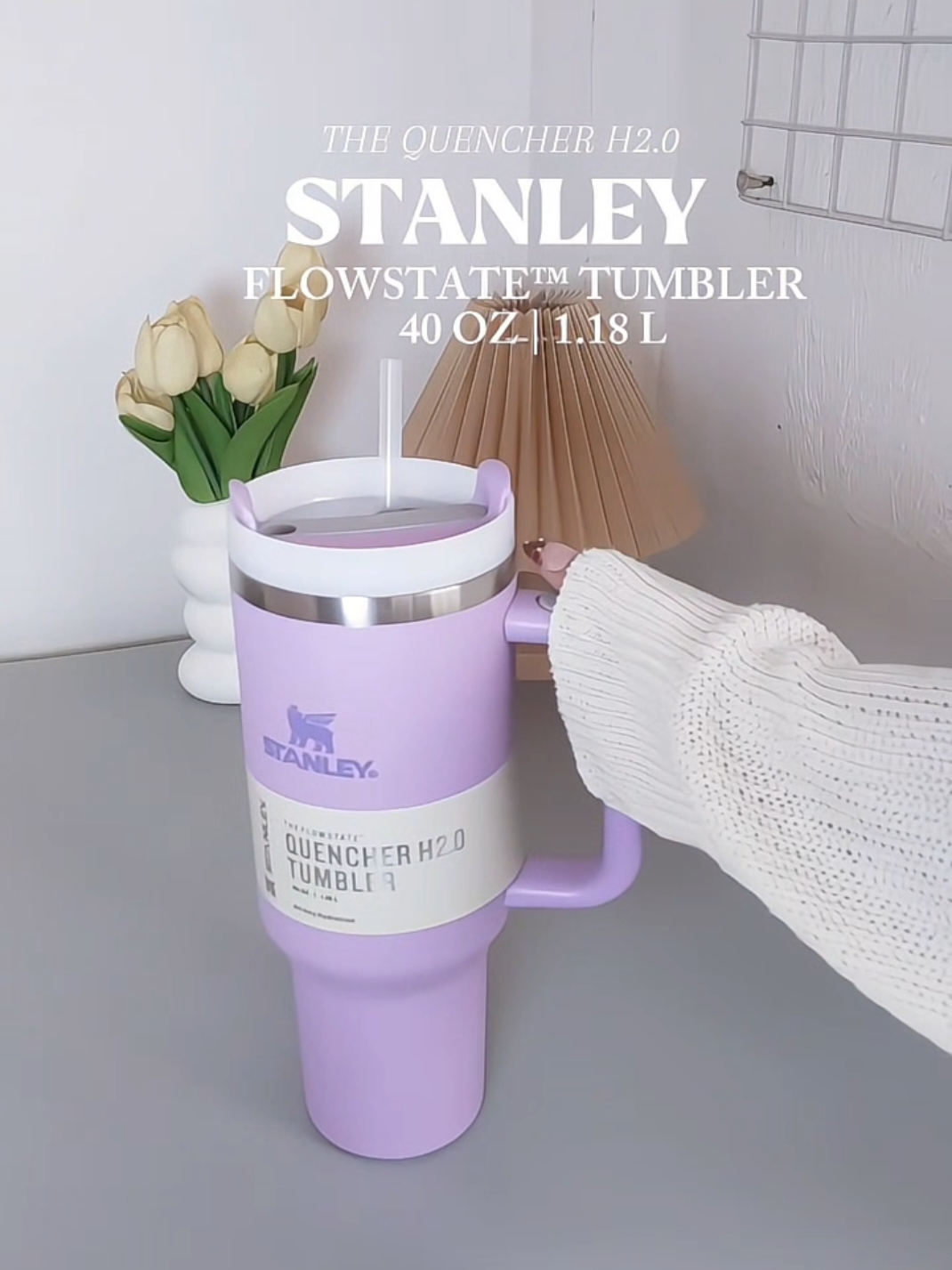 STANLEY | The Quencher H2.0 FlowState™ 40oz of durability. 1.18L of perfection.#stanley #stanleytumbler #fyp #fyp 