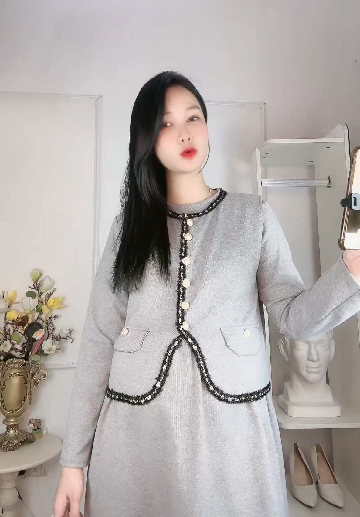 Set này mặc tết cũng đẹp  #huyenphuongshop #vaybau #dobau #vaybauthudong #dobauxinh 