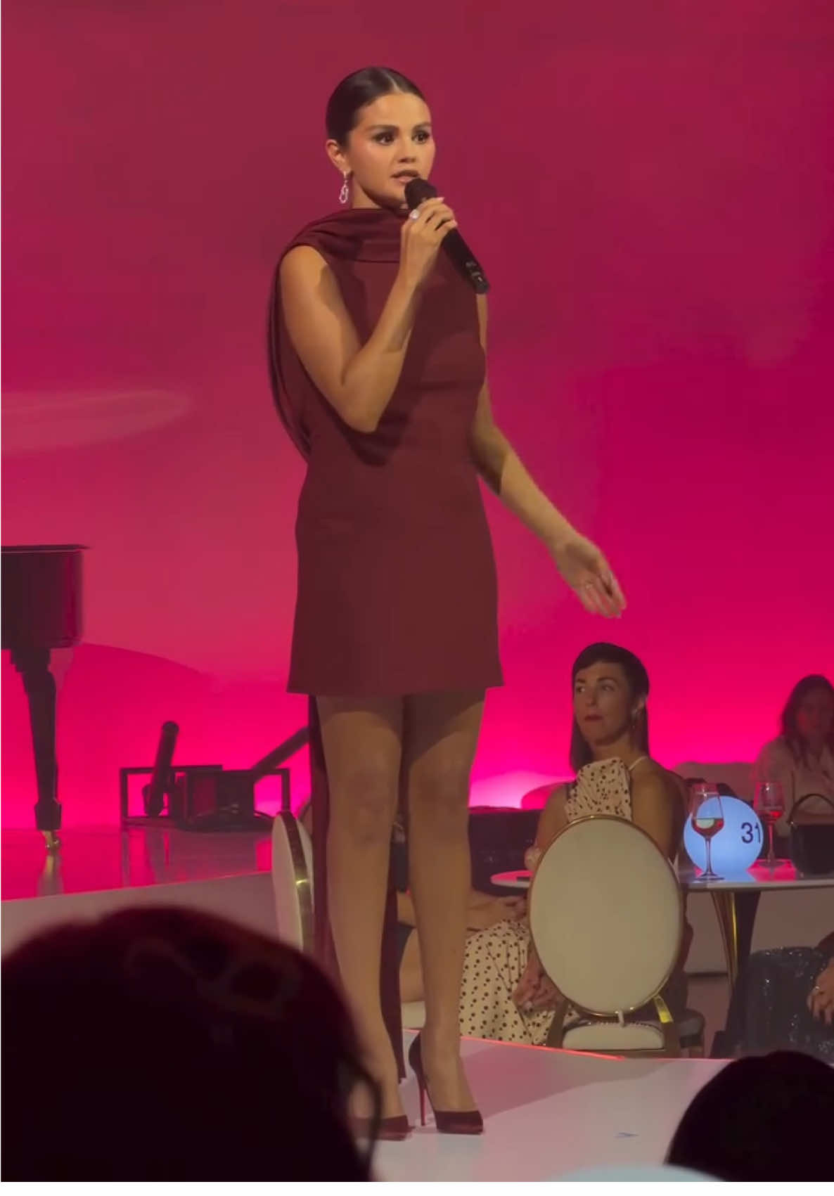 Selena Gomez at the third annual Rare Impact Fund Benefit♥️  @Selena Gomez @Rare Beauty  #selenagomez#selena#selenator#rarebeauty#bennyblanco 