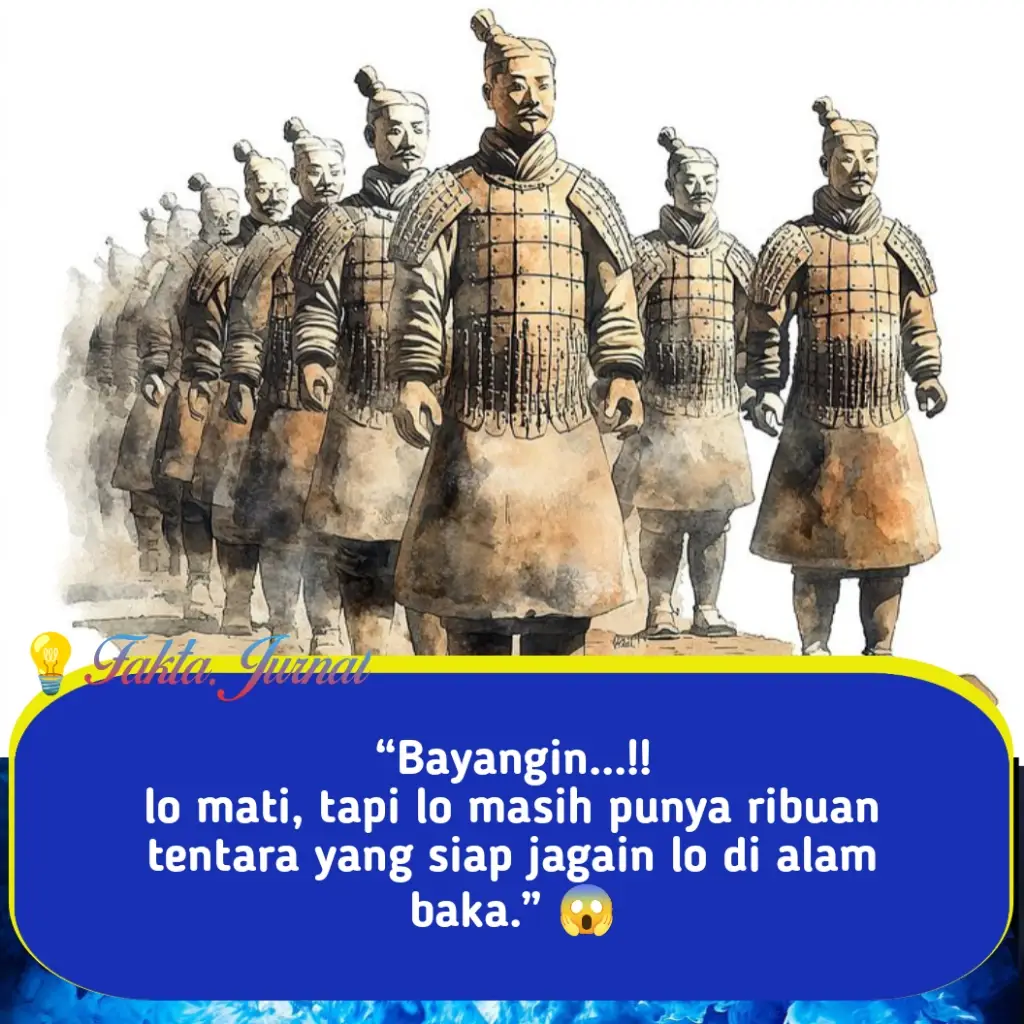 🗿 Banyak yang belum tahu… Pasukan Terracotta ternyata dibuat oleh lebih dari 700.000 pekerja selama hampir 40 tahun! 😳 Patung-patung itu bukan cuma pajangan, tapi simbol kekuasaan dan keabadian Kaisar Qin Shi Huang — kaisar pertama yang nyatuin seluruh Tiongkok lewat perang besar. ⚔️ Uniknya lagi, di kompleks makam itu juga ditemukan miniatur istana, sungai dari merkuri, dan sistem keamanan rahasia buat cegah penjarahan. Sampai sekarang, makam utama Kaisar Qin belum pernah dibuka, karena para arkeolog takut bakal rusak atau aktifkan jebakan kuno. 😨 #fyp #fyppppppppppppppppppppppp #beranda #viral #sejarah 