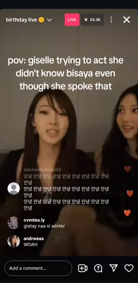 wag kami giselle, birthday mo lang ganyan kana 