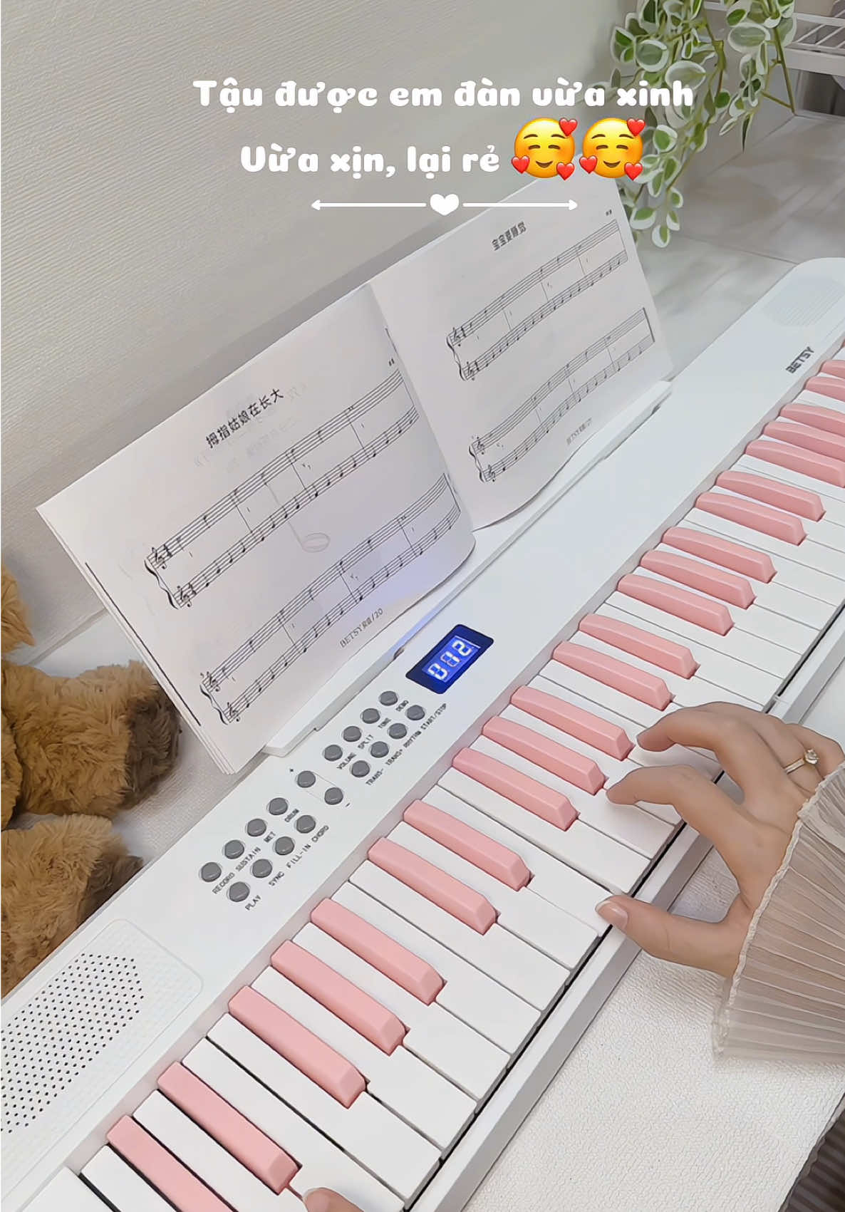 Mới bắt đầu học Piano thì chiếc đàn này rất phù hợp luôn.. âm thanh hay lắm mn..#piano#piano61phim#besty #pianodientu #viral 