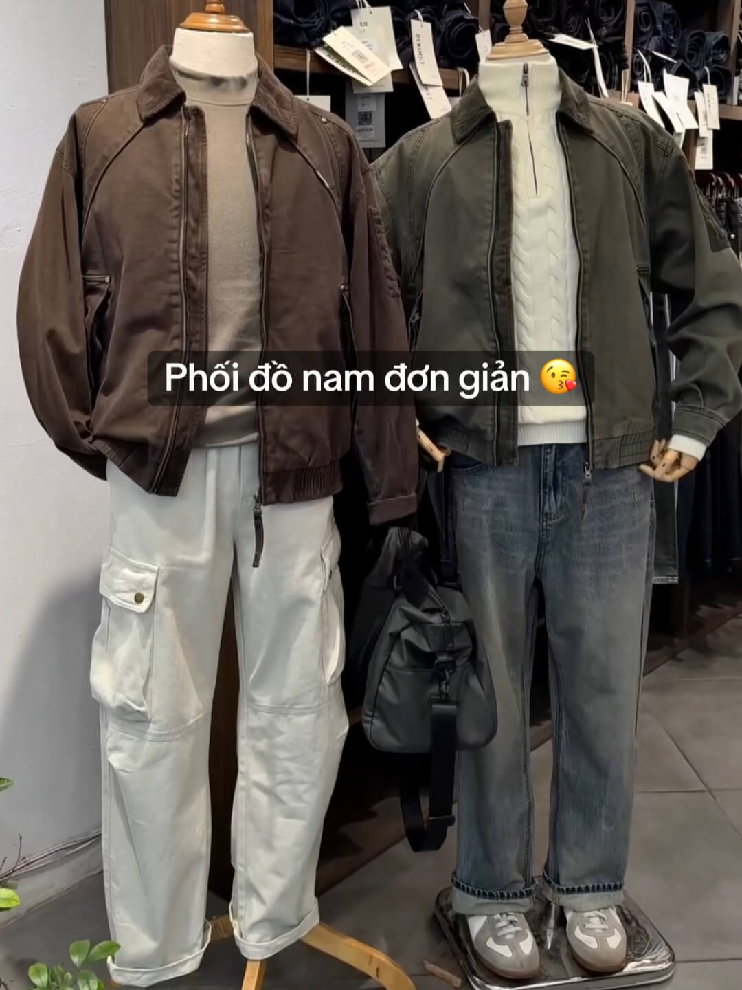 Mỗi ngày một outfit 😍 #macdepmoingay #phoidonam #ootdfashion #aolennam #simpleman
