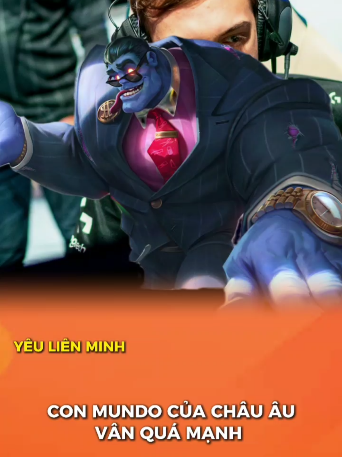 con Mundo NA vẫn quá bá đạo #leagueoflegends #g2 #tes 