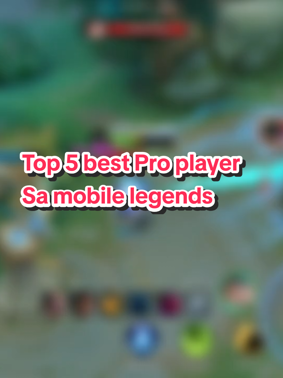 Top 5 best Pro player Sa mobile legends #MLBB #MLBB9TH #top5 #viral #fyp 