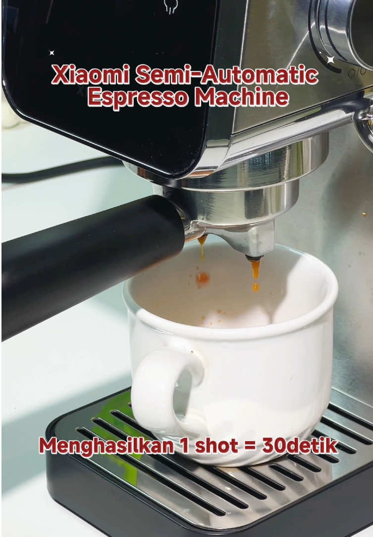 Xiaomi Espresso Machine, 1 shot espresso hanya dalam waktu 30detik  #xiaomi #xiaomiindonesia #xiaomiespressomachine 