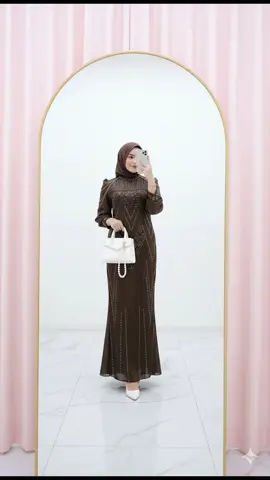 dress kondangan 100 ribuan🤎✨  #dresskondangan #outfitkondangan #dressbrukat #kondangan 