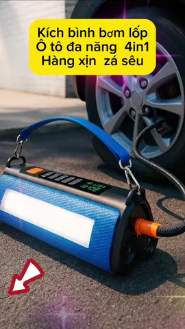 Bơm lốp kích bình ô tô đa năng 4in1 siêu khỏe bền hàng chính hãng zá bình dân #xuhuong #kichbinhacquy #bomlopoto #kichbinhoto #oto 