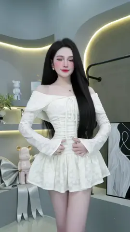 Đầm trễ vai #khosihaichuyen #đầm_xinh #váyxinh #đầmdựtiệc 