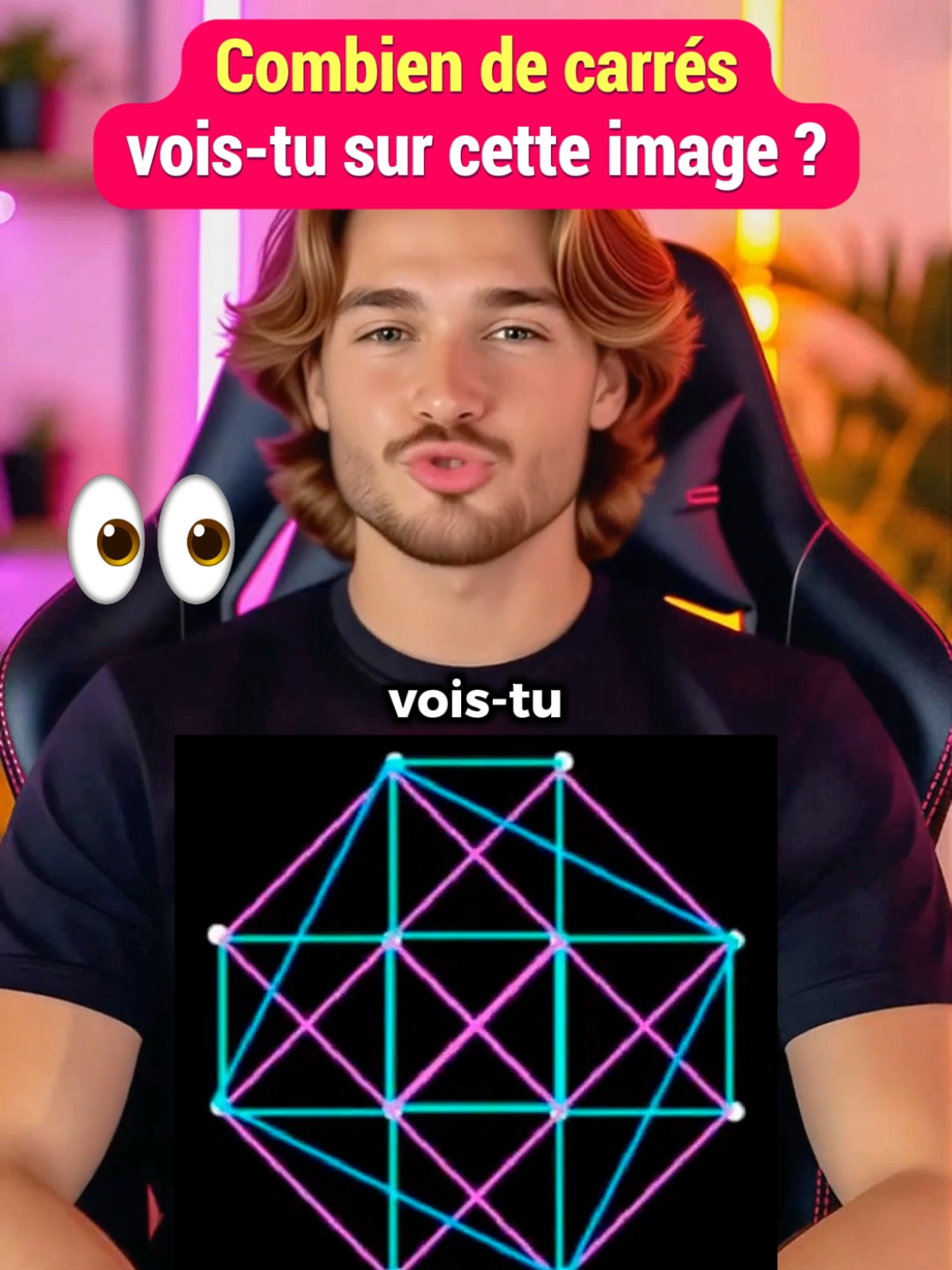 👉 Et toi… combien de carrés vois-tu vraiment ? Ce test visuel a rendu fous des milliers d’internautes (et même des chercheurs d’Harvard 😳). Apparemment, plus tu vois de carrés, plus ton cerveau est PUISSANT. Prêt à te tester ? 📊 Le test qui révèle ton type d’intelligence visuelle : Ce n’est pas juste un jeu d’observation. Ce test de psychologie visuelle révèle comment ton cerveau perçoit le monde. Les personnes qui ne voient que 5 carrés foncent droit au but : logiques, efficaces, mais parfois trop pressées. Celles qui trouvent de 6 à 9 carrés analysent bien, mais s’arrêtent avant d’explorer plus loin. Et si tu repères 10 à 14 carrés… ton esprit est affûté comme un laser 🔍 — tu décèles les détails invisibles aux autres. Mais alors… si tu vois 15 carrés, bienvenue dans l’élite mentale 🧩 ! Les perfectionnistes, visionnaires, et penseurs profonds — ceux qui vont au-delà des apparences. 💥 Pourquoi cette vidéo explose sur TikTok : Parce que tout le monde veut savoir à quel point son cerveau est fort. C’est un test psychologique viral, un défi visuel, et une auto-analyse ludique à la fois. On adore comparer nos résultats, défier nos amis, et prouver qu’on a l’œil d’un génie. 💥 Pourquoi cette vidéo explose sur TikTok : Parce que tout le monde veut savoir à quel point son cerveau est fort. C’est un test psychologique viral, un défi visuel, et une auto-analyse ludique à la fois. On adore comparer nos résultats, défier nos amis, et prouver qu’on a l’œil d’un génie. 🧩 Essaie maintenant : Regarde bien la vidéo 👀 Compte les carrés attentivement (pas si simple qu’il y paraît 😏). Puis écris ton résultat en commentaire pour voir où tu te situes mentalement ! Et surtout, partage cette vidéo à tes amis pour tester leur cerveau à leur tour ! #psychologie #psycho #testpsychologique #testdepersonnalite #testvisuel 