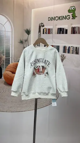 Áo nỉ lót lông cực ấm cho bé gái #dinoking #quanaothudongchobe #aonichobe #aobegai #aoamchobe 