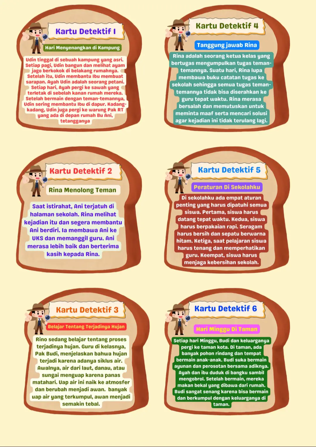 Yuk mari menentukan ide pokok dan ide pendukung dari sebuah teks bacaan dengan bermain peran sebagai detektif yang mencari roti isi ide pokok dan ide pendukung 🕵🏻‍♀️🤩🔍 #Lkpd #idepokok #kelas3 #fyppppppppppppppppppppppp #gurukontenkreator 