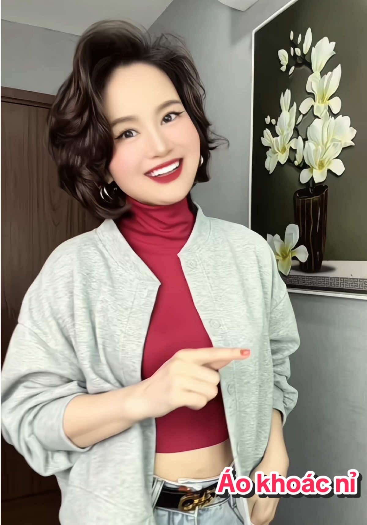 Áo khoác nỉ siu xinh lại còn ấm áp😘