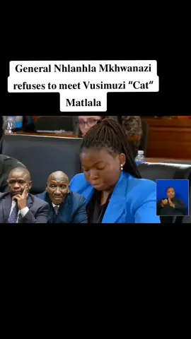 𝐆𝐞𝐧𝐞𝐫𝐚𝐥 𝐍𝐡𝐥𝐚𝐧𝐡𝐥𝐚 𝐌𝐤𝐡𝐰𝐚𝐧𝐚𝐳𝐢 𝐫𝐞𝐟𝐮𝐬𝐞𝐬 𝐭𝐨 𝐦𝐞𝐞𝐭 𝐕𝐮𝐬𝐢𝐦𝐮𝐳𝐢 “𝐂𝐚𝐭” 𝐌𝐚𝐭𝐥𝐚𝐥𝐚 “If I recall correctly, Vusimuzi Cat Matlala also indicated that after his meeting with former Police Minister Bheki Cele he tried to reach the KZN Police Commissioner General Nhlanhla Mkhwanazi but unfortunately he couldn't get through” Witness C testifies at the Madlanga Commission #newslivesa #news #newsstories #southafrica 