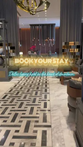 If you’re planning a Dallas trip, add the Thompson Hotel to your list and thank me later!  #tiktokgostay #DallasHotels #LuxuryStay   
