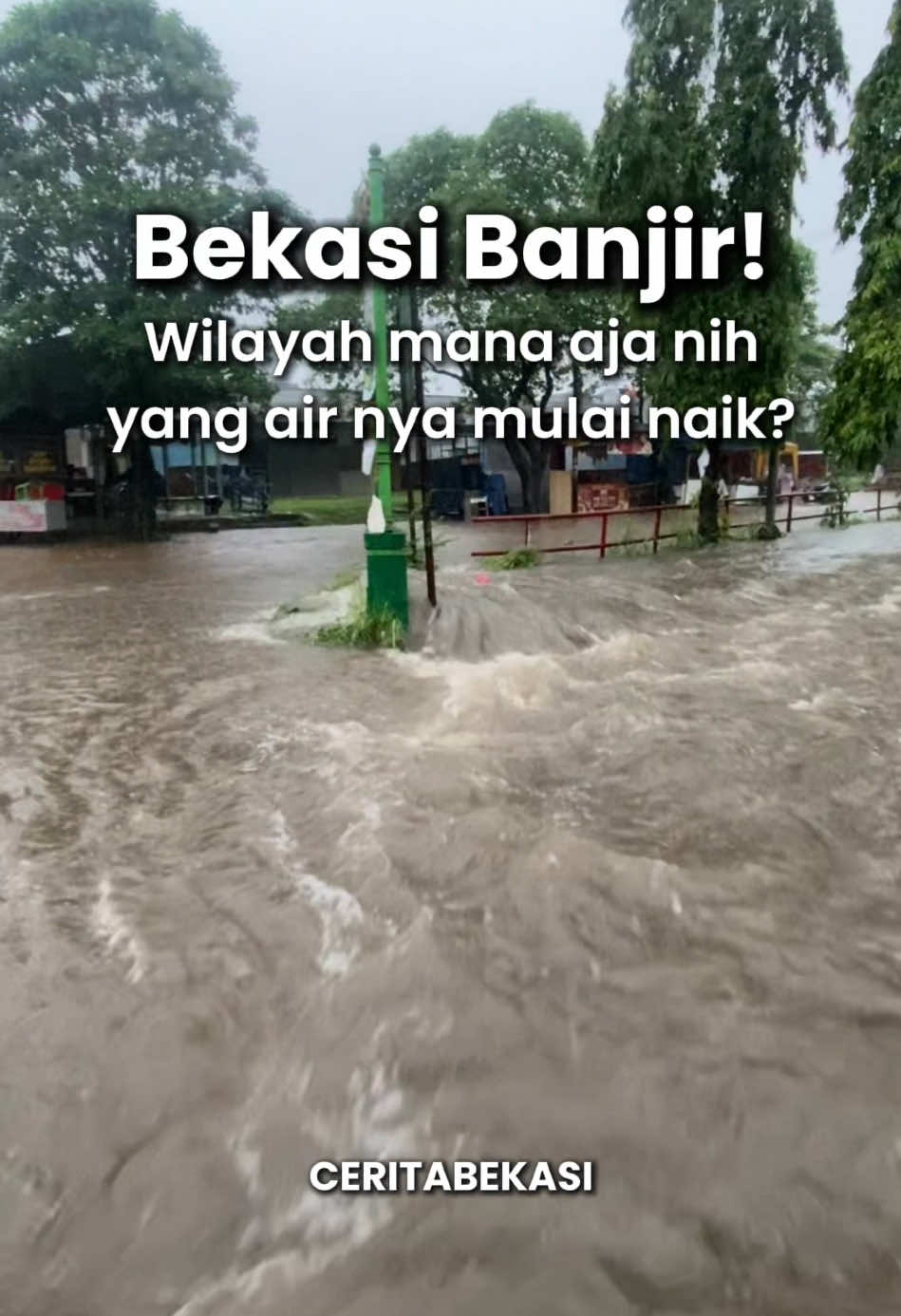 Waduh Stay save warga, wilayah mana aja nih yang kena banjir?  #kotabekasi #bekasi #ceritabekasi #fyp 