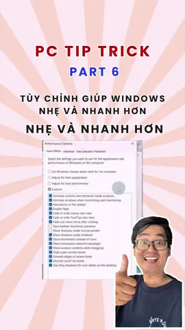 Trả lời @Ống Thép Phi Long  Mẹo giúp WINDOWS chạy nhẹ và nhanh hơn. #pc #pcgaming #pctricks #pctips #LearnOnTikTok 