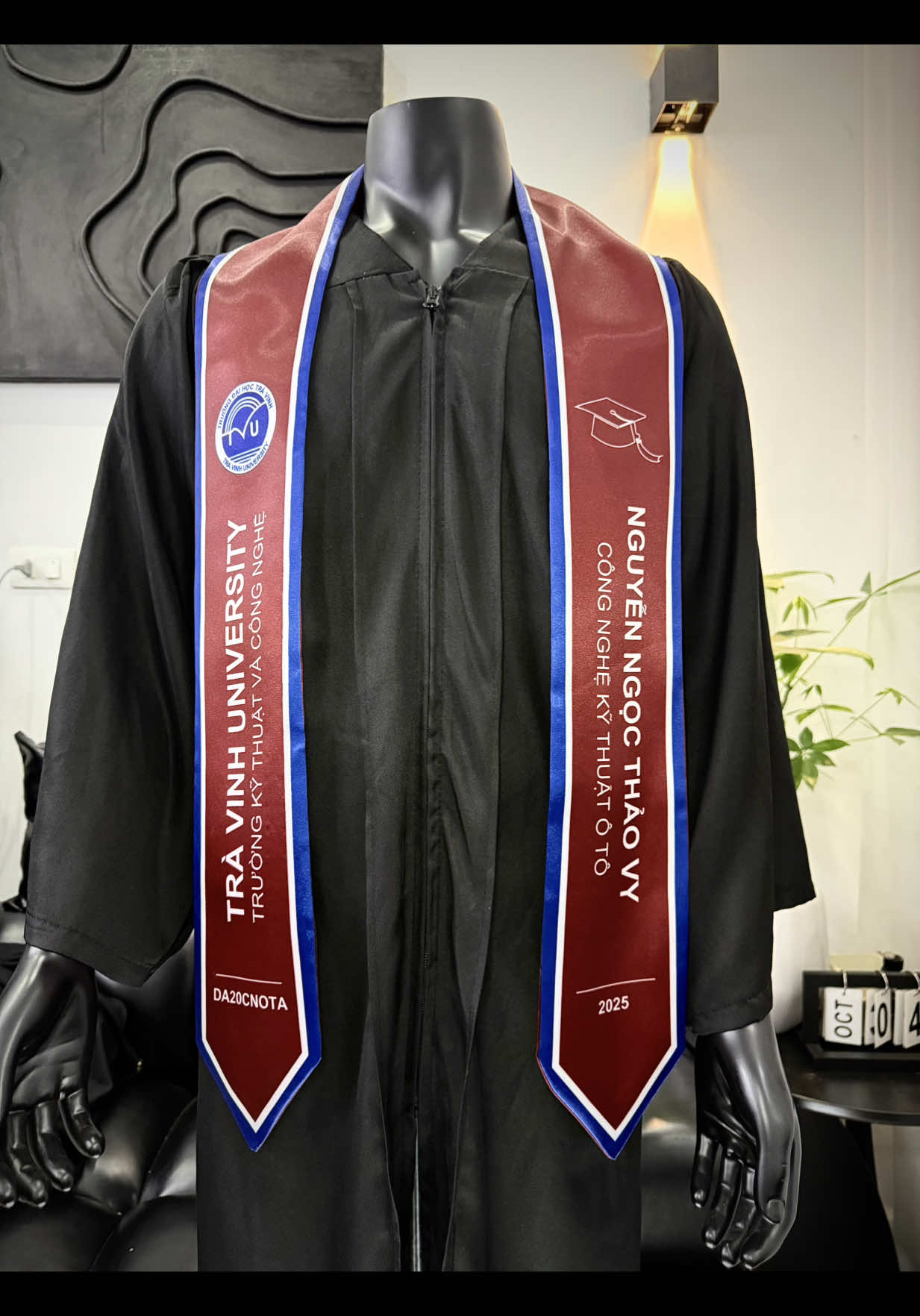 Sash tốt nghiệp Trường Đại học Trà Vinh🎓 #dhtsash #sashtotnghiep #daihoctravinh #tvu #xuhuong 