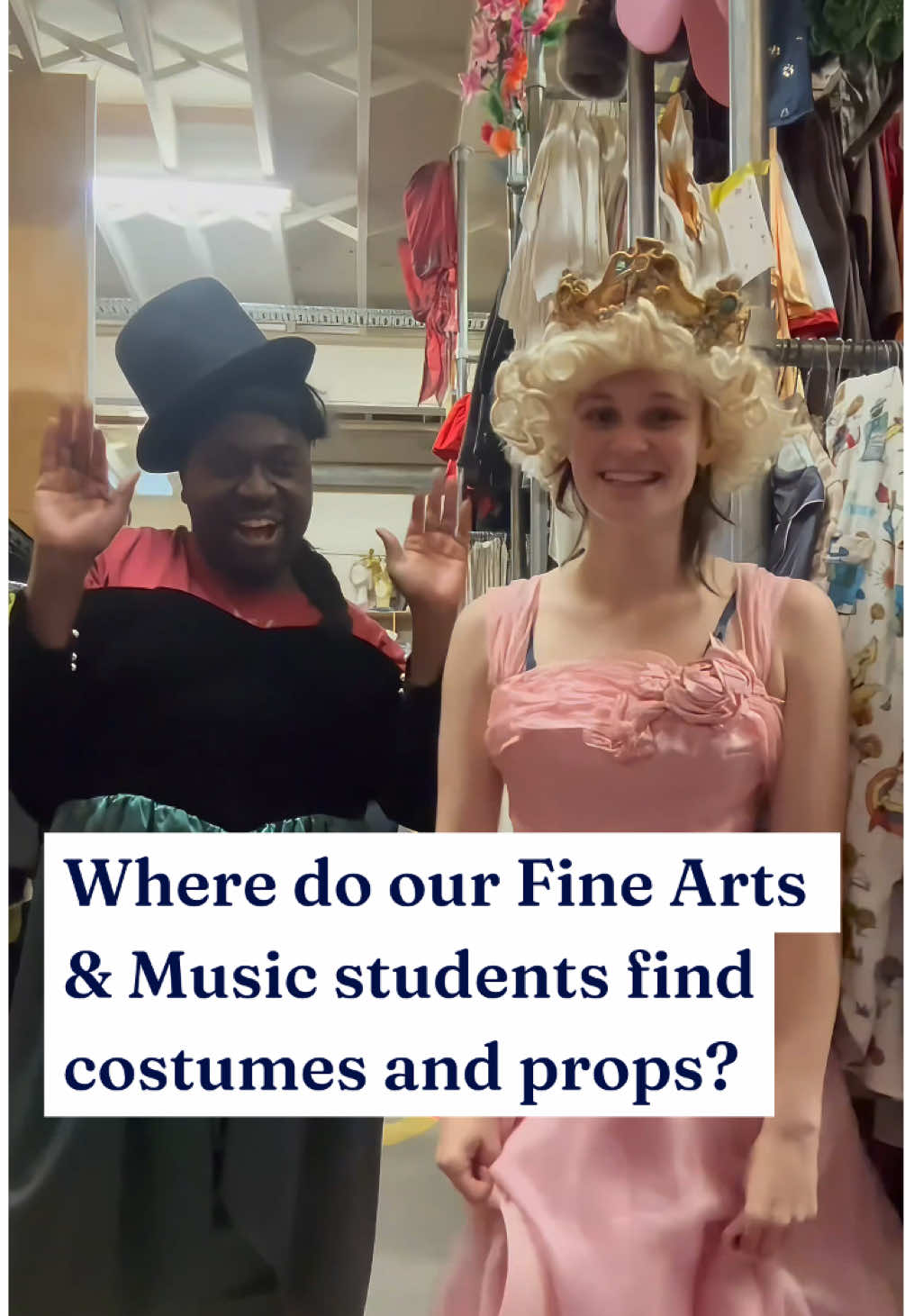 Pink goes good with green, especially when it's Halloween 💚🩷 The Stock Shop is the go-to spot for our VCA and Melbourne Conservatorium of Music students at our Southbank campus. Here, they can reuse, restyle, and revive old costumes and props for new productions and performances. #UniMelb #Creative #Artist