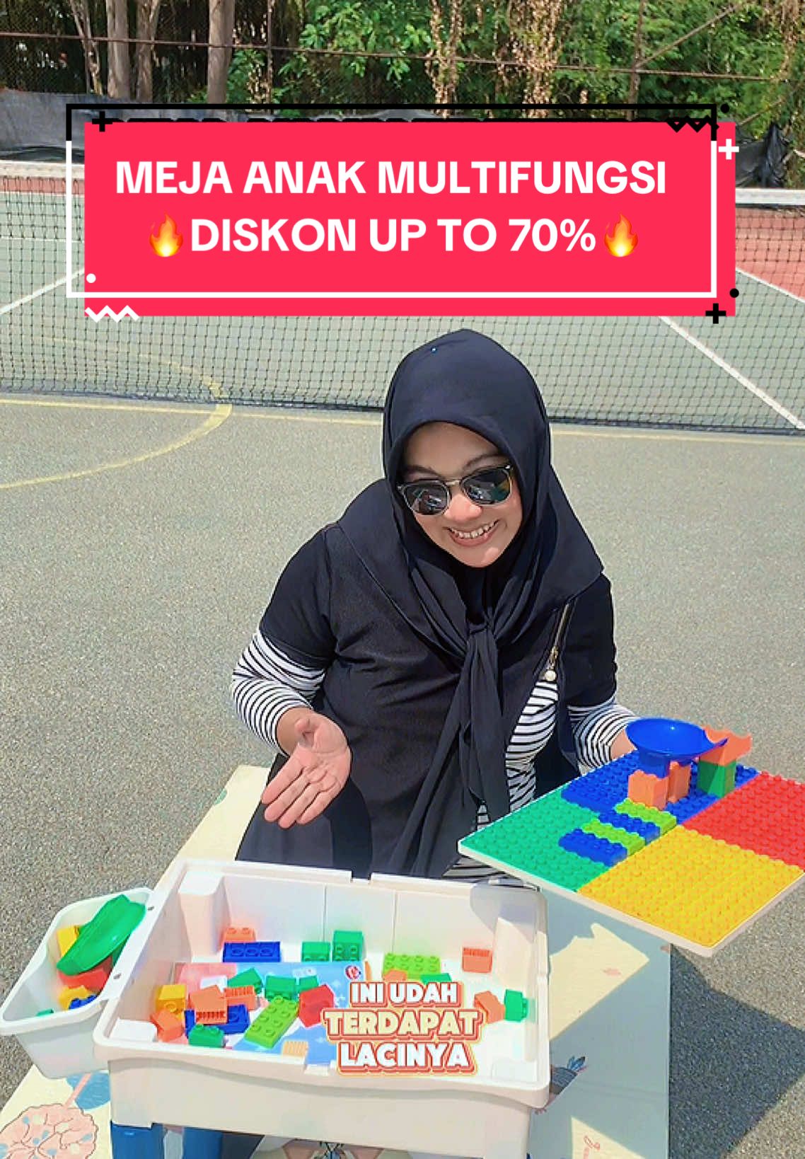 Meja Anak Mutifungsi, bisa banget dugunakan untuk bermain dan juga bisa untuk belajar loh moms 🥳🔥 #mejablocks #mejabelajarmultifungsi #mainananak #rosaspeeds #paydaysale 