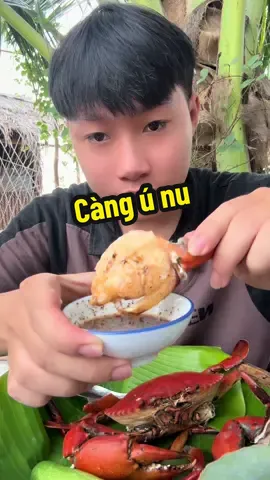Mukbang Cua Thịt To 1kg càng bự khũng #thanhcuacamau🦀 #ancungtiktok #xuhuong #mukbang 