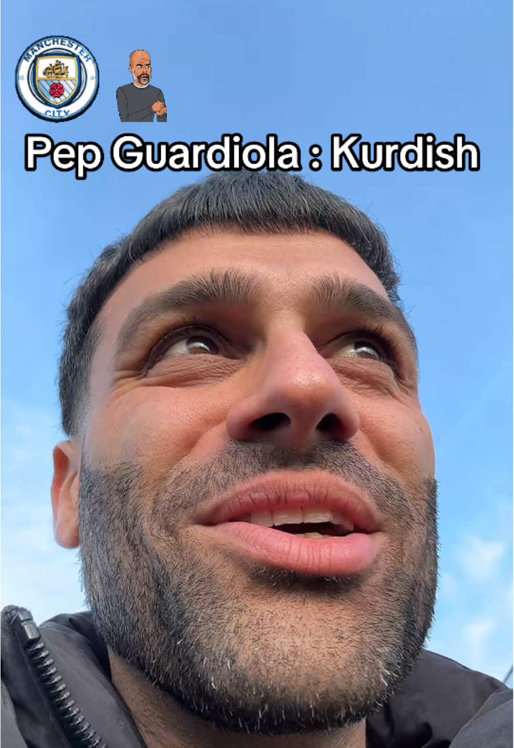 If pep guardiola was Kurdish #pov #pepguardiola #mancity #football #fyp 