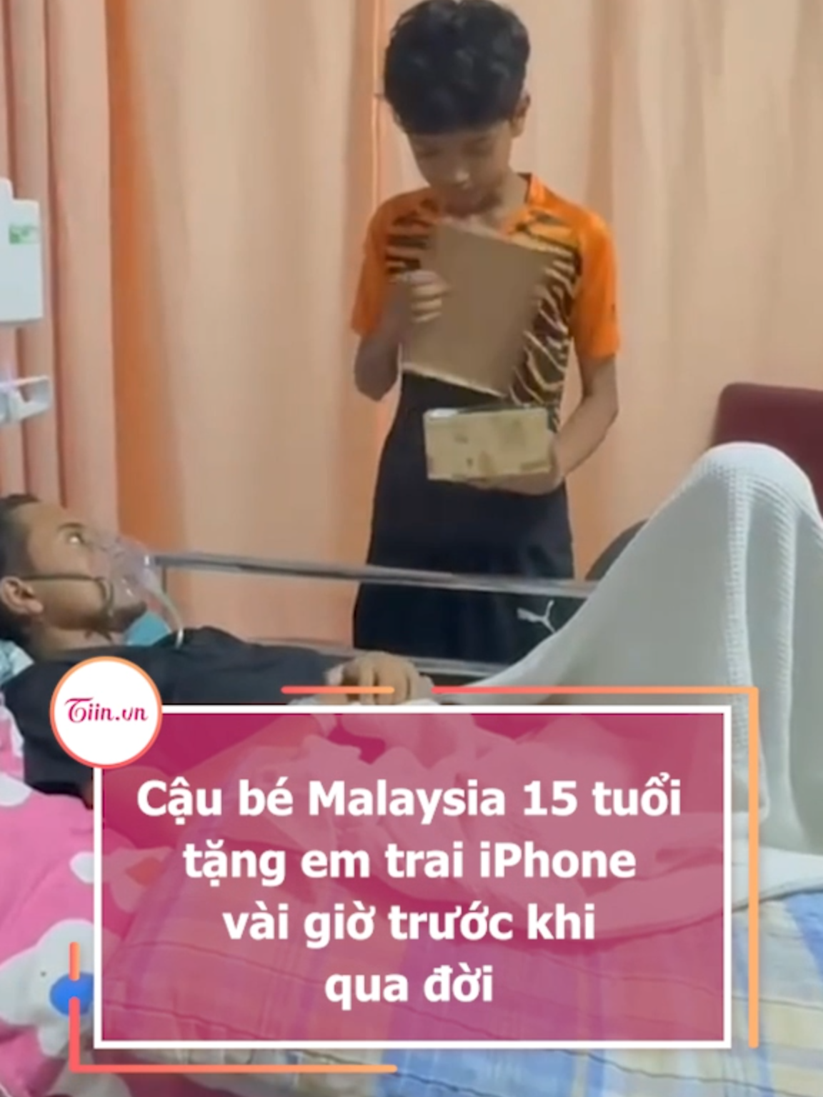 Cậu bé Malaysia 15 tuổi tặng em trai iPhone vài giờ trước khi qua đời #tiinnews #iPhone