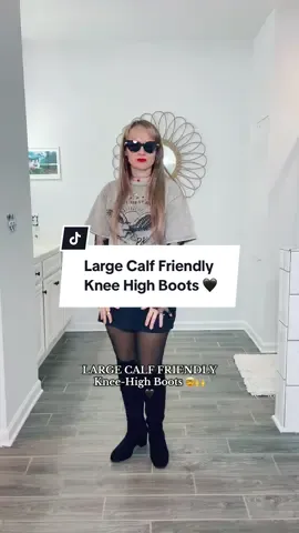 ✨Knee High boots that FIT LARGE CALVES and are easy to walk in?? Give me 14 of them right now. 👏 They are everything for completing all of your fall and winter outfits! 😍 If you’ve been looking for cute and comfy boots trust me, these are the ones! P.S. I bought these with my own money; they were not a sample, and would buy them all over again! Absolutely worth the price with their high quality make! Get some before they sell out in your size. 🖤 #dreampairsboots #kneehighboots #edgyoutfits #tiktokshopblackfriday #tiktokshopcybermonday 