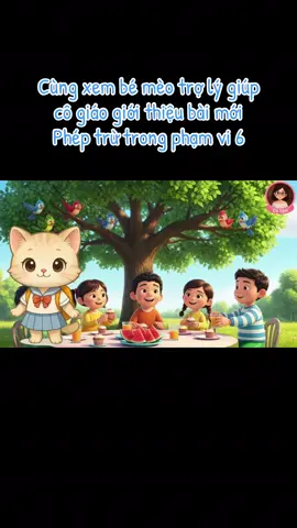 Cùng mình xem bé mèo trợ lý giúp cô giáo giới thiệu bài mới nào. Mình nhận làm video AI nhé!#canvadesign #veo3 #capcut