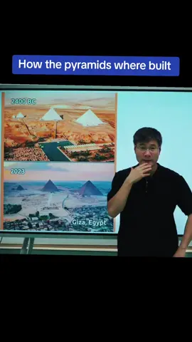 How the pyramids where built? #professorjiang #jaing #jiang #evolution 