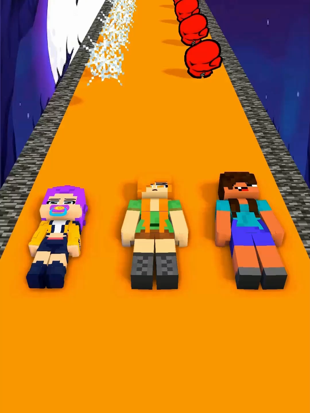 ✨アレックスとヌーブガールと一緒に、ルミを試練から守るミッションへ！🌟 #kpopdemonhunters #huntrix #sajaboys #animation #shorts #safe