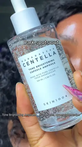 Tone Brightening Ampoule ➡️ Dark spots, Hyperpigmentation. @SKIN1004 US  #centella #darkspots #skincare #skin1004 #koreanskincare 