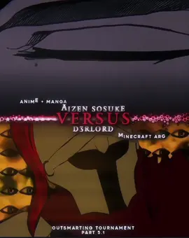 Aizen vs D3rlord (ARG) // Credits to @jjisuseless @ciphnary for the D3rlord Animations 🥰 #fyp #anime #aizensosuke #Minecraft #scd 