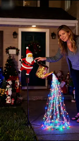 Christmas Solar Kettle Lights #christmasdecor #christmasdecorations 