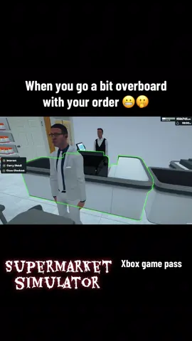 The poor stickers are working overtime 😂😂 #supermarketsimulator #gamepass #xbox #GamerGirl #gaming 