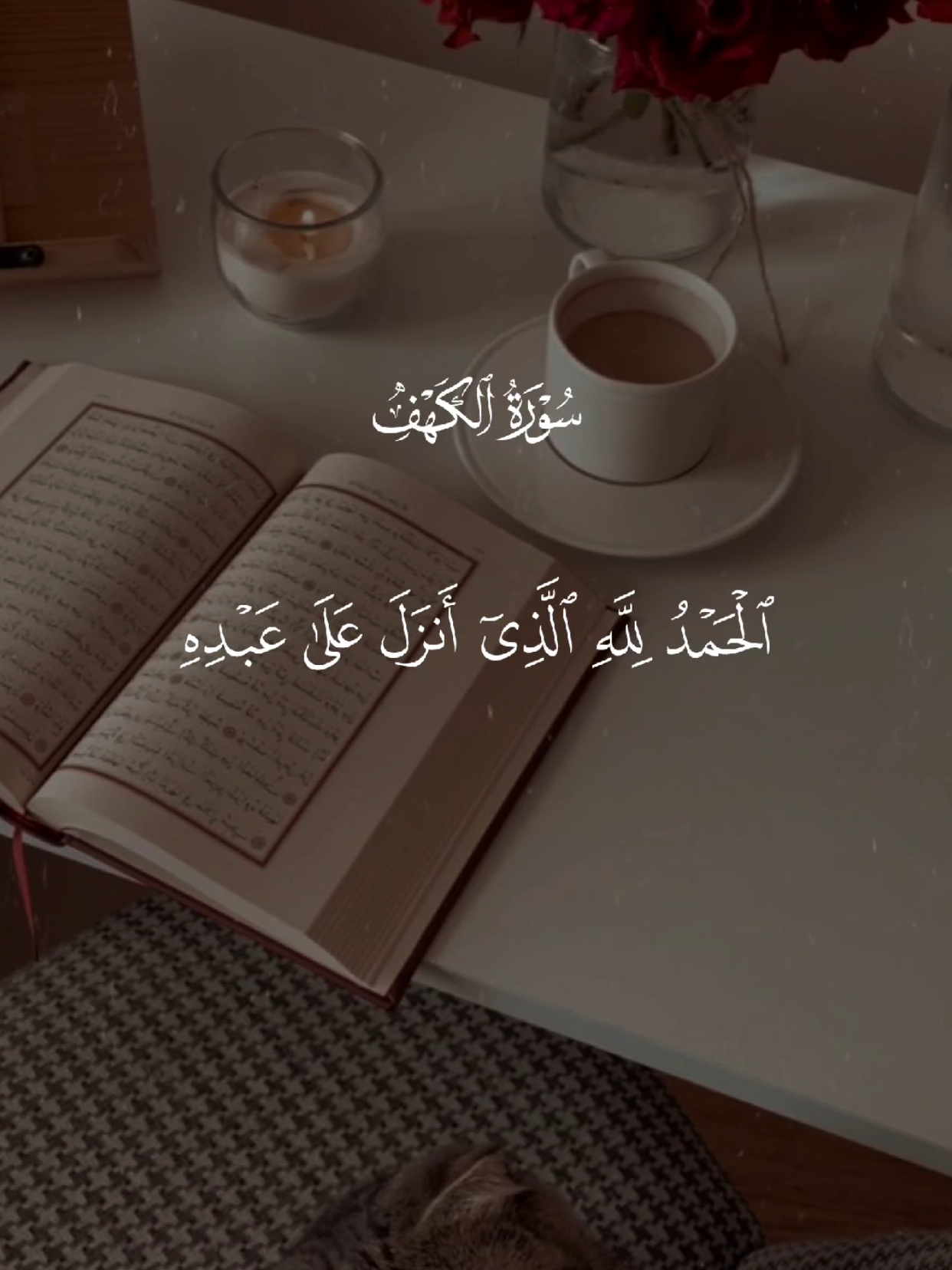 سورة الكهف 🤍 #قران #quran #قران_كريم #Allah #اللهم_صلي_على_نبينا_محمد 