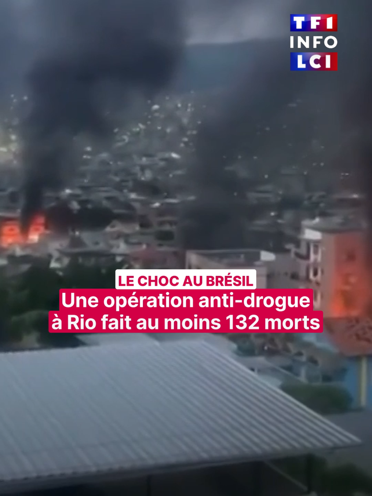 ⚠️ Des images peuvent heurter. 🇧🇷🚨 Au moins 132 morts au Brésil au lendemain d'une vaste opération de police anti-drogue à Rio. Il s'agit du raid le plus meurtrier de la ville. ▶️ Le président Luiz Inacio Lula da Silva a été 