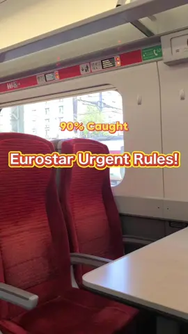 Eurostar  urgent rules#train #uklife #cheap #eurostar 