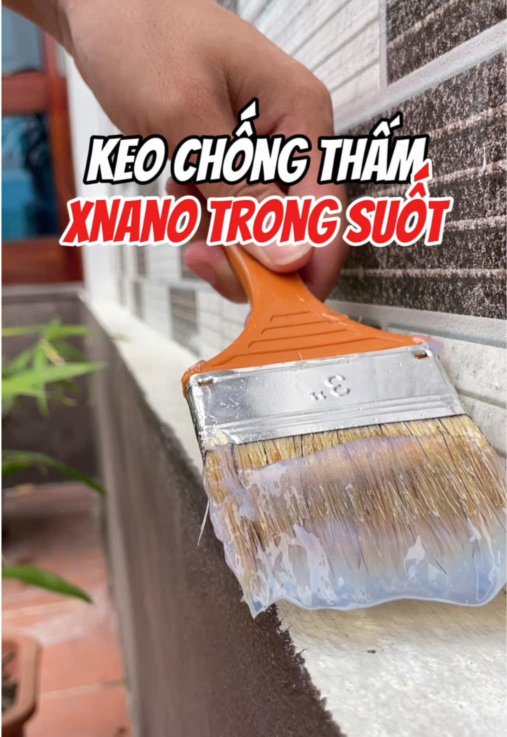 Keo chống thấm xnano #keochongtham #keochongthamtrongsuot #xnano #chongthamdot #xuhuong 