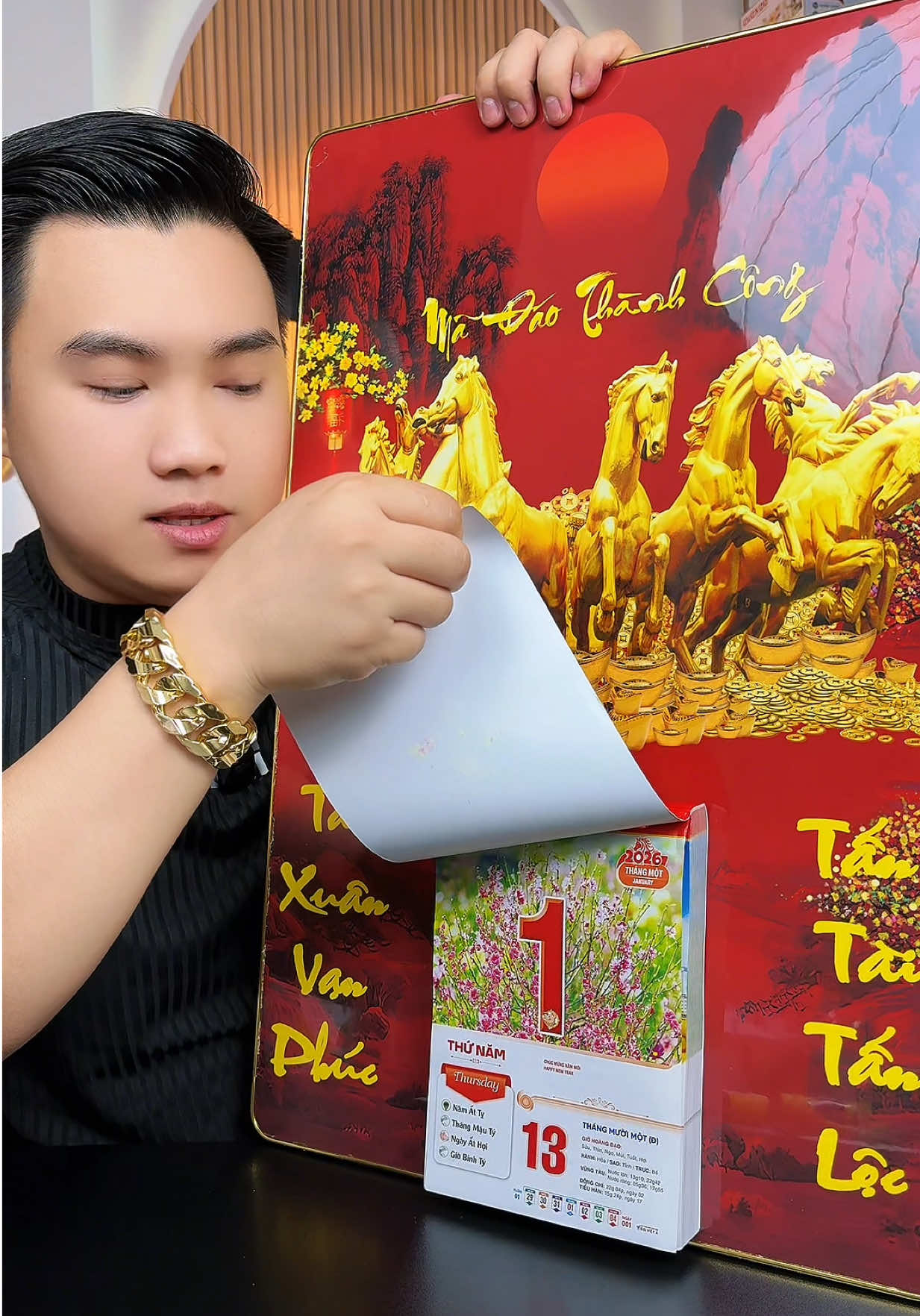 120k LỊCH TẾT 2026 Tranh Lịch Treo Tường