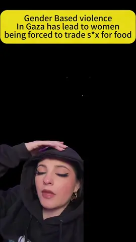 I’m sick to my stomach. This is why aid needs to be brought into Gaza IMMEDIATELY Conditions of desperation are a breeding ground for violent exploitation of women. There have already been high profile cases of aid workers and “community leaders” exploiting women for gain in Gaza, in Sudan, in Congo, in Haiti- when will we finally say enough is enough? #arab #ArabTikTok #palestine #palestinian #gaza