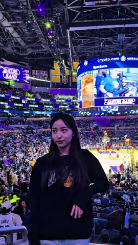 Laker's Game Night🏀✨ #lakers #lakersbasketball #fyp  #ロサンゼルス #アメリカ旅行 