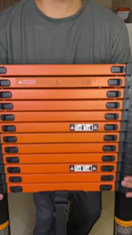 Telescopic Straight Ladder Aloy and Carbon Steel Materials         #Ladder #StraightLadder #LadderAloy #Hagdanan #HeavydutyLadder 