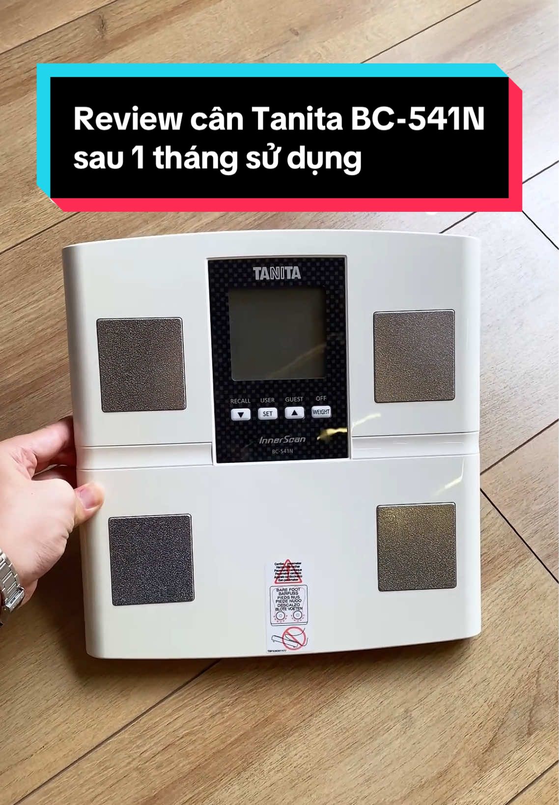 Cân Tanita BC-541N có thực sự đáng để mua? Xem review của mình ngay nhé! #maxcarehome #Tanita #cantanita #candientuthongminh #bc541n 