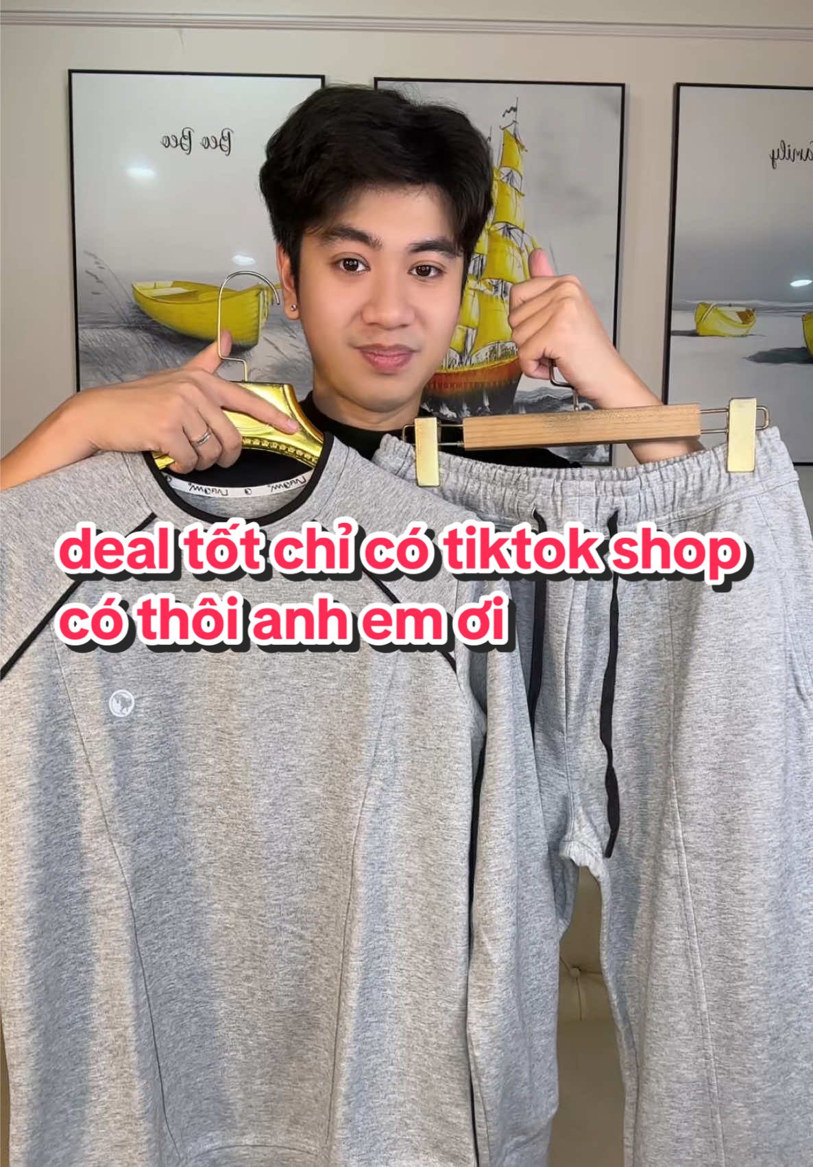 deal tốt chỉ có tiktok shop có thôi anh em ơi #thoitrangnam #viral #dobo #setboxinh 