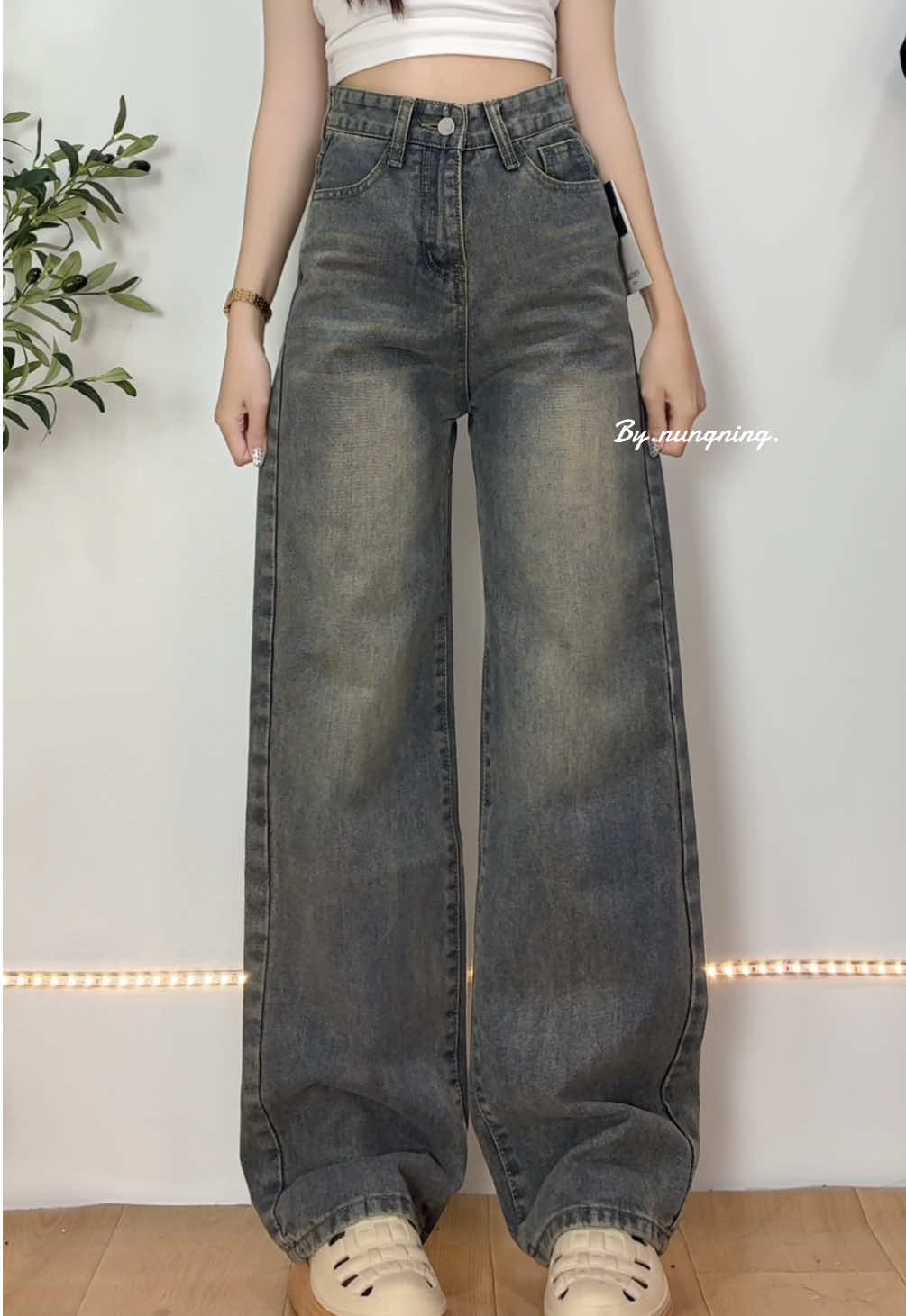 กระบอกสีสนิมนัว💕 #หนุงหนิงขายjeans #กางเกงยีนส์ทรงกระบอก #กางเกงยีนส์เอวสูง #กางเกงยีนส์ #กางเกงยีนส์วินเทจ 